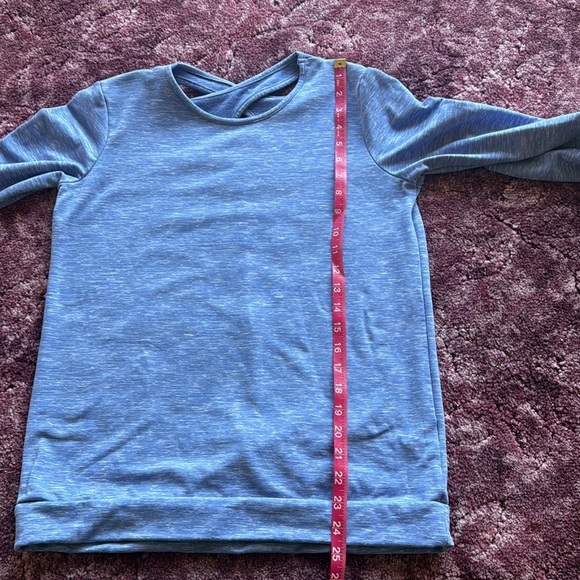 Women’s Runway blue fleece workout crewneck sweatshirt size XL / 16 - Picture 5 of 5